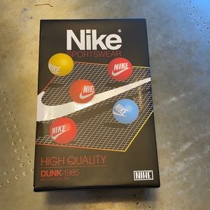 Nike dunk high black acid wash